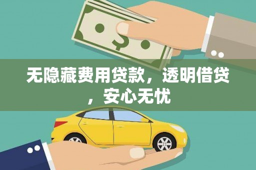 盘龙无隐藏费用贷款，透明借贷，安心无忧