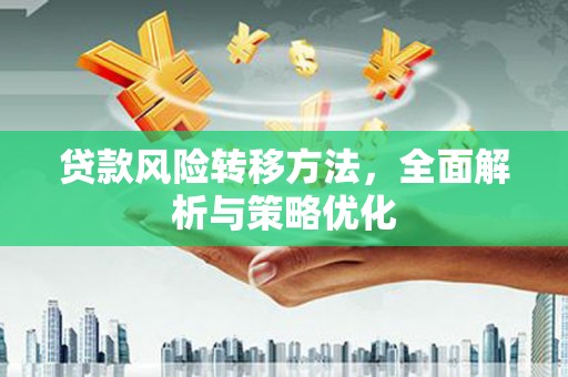 盘龙贷款风险转移方法，全面解析与策略优化