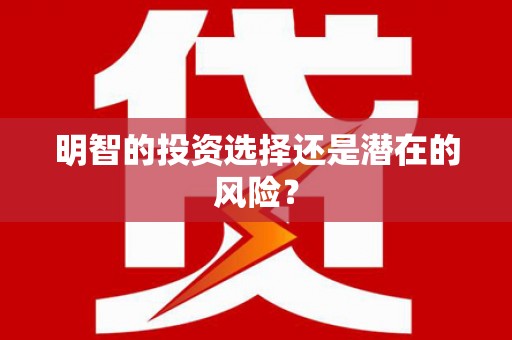 盘龙明智的投资选择还是潜在的风险？