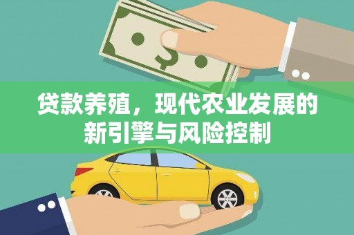 盘龙贷款养殖，现代农业发展的新引擎与风险控制
