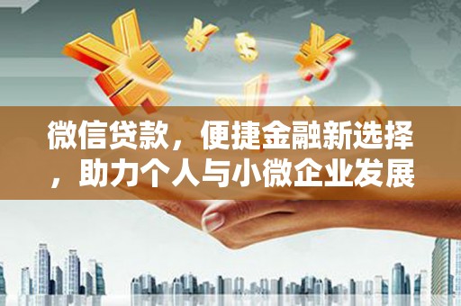 盘龙微信贷款，便捷金融新选择，助力个人与小微企业发展