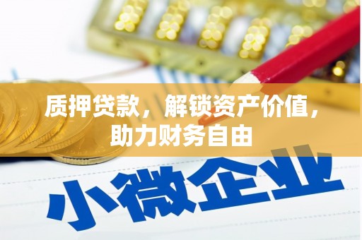 盘龙质押贷款，解锁资产价值，助力财务自由