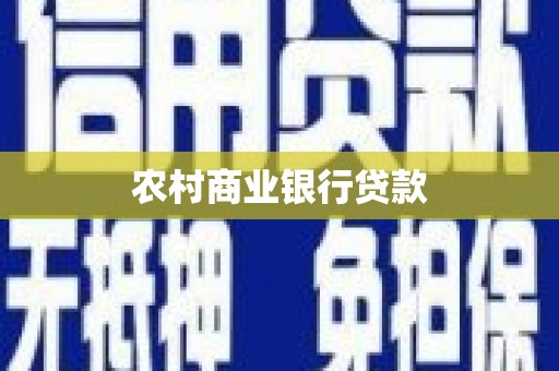 盘龙农村商业银行贷款