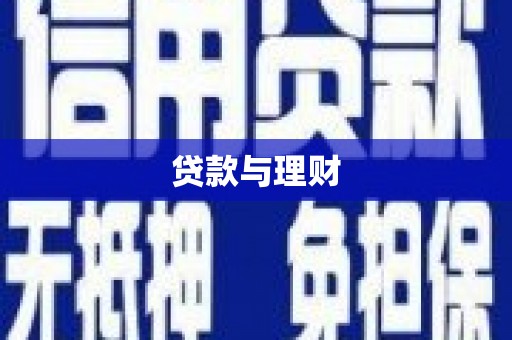 盘龙贷款与理财