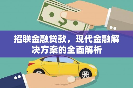 盘龙招联金融贷款，现代金融解决方案的全面解析
