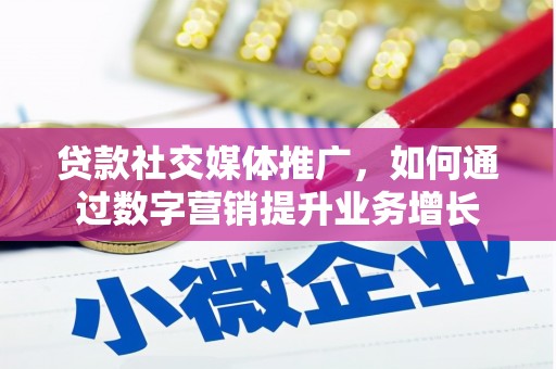 盘龙贷款社交媒体推广，如何通过数字营销提升业务增长