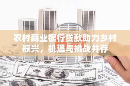 盘龙农村商业银行贷款助力乡村振兴，机遇与挑战并存
