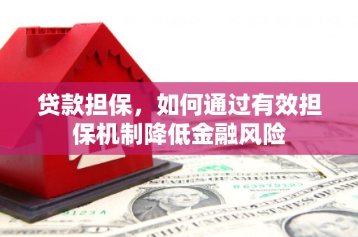 盘龙贷款担保，如何通过有效担保机制降低金融风险