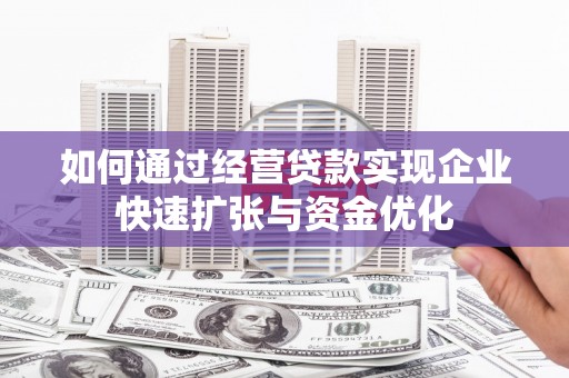 盘龙如何通过经营贷款实现企业快速扩张与资金优化
