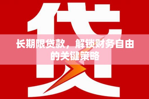 盘龙长期限贷款，解锁财务自由的关键策略