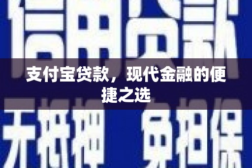 盘龙支付宝贷款，现代金融的便捷之选