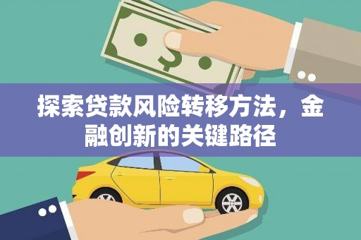 盘龙探索贷款风险转移方法，金融创新的关键路径
