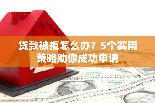 盘龙贷款被拒怎么办？5个实用策略助你成功申请