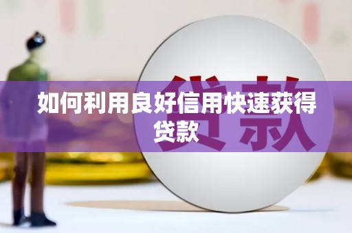 盘龙如何利用良好信用快速获得贷款